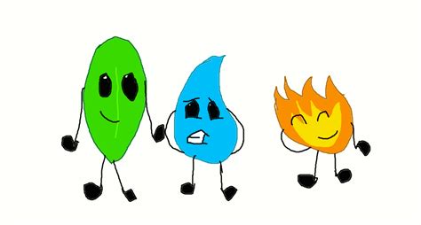 Bfdi Main Elements By Seabluewolf On Deviantart