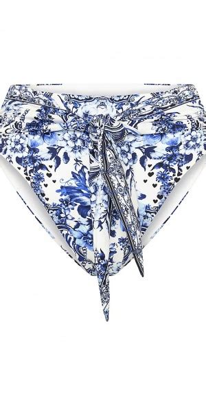 Camilla Women S High Rise Tie Waist Bikini Bottom