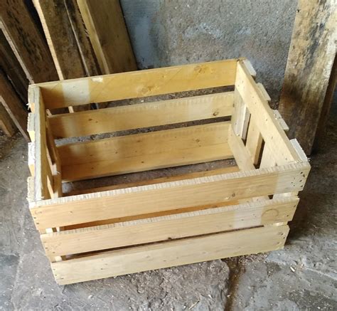 Rectangular Non Edible Pine Wood Crates For Storage At Rs 350 Piece In