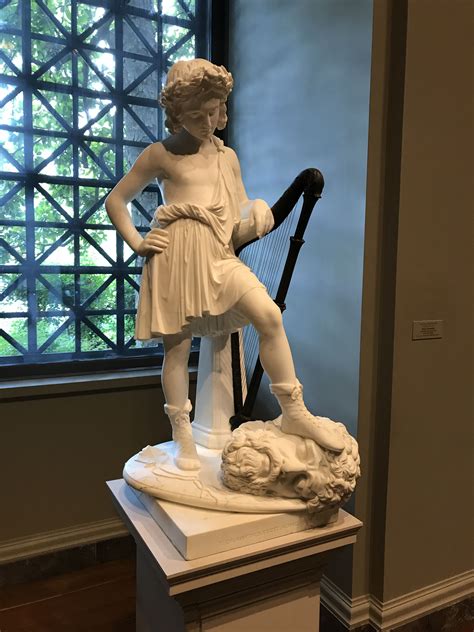 David Triumphant By Thomas Crawford Marble 1848 Smithsonian