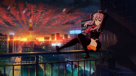 Wallpaper Anime Girls Owari No Seraph Hiiragi Shinoa 2313x1300