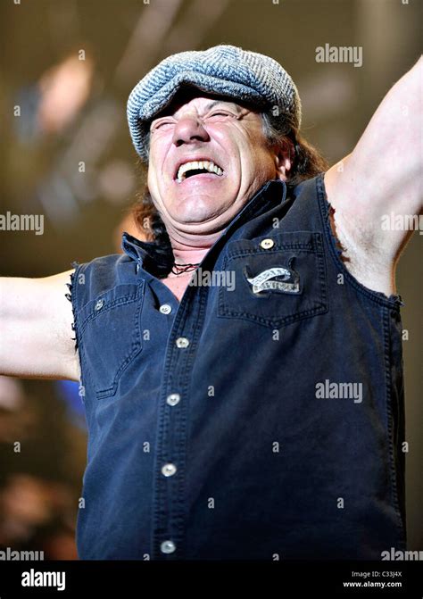 Brian Johnson Ac Dc Performing The Black Ice World Tour At Rogers