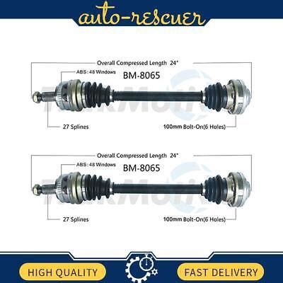 TrakMotive Rear Left Rear Right CV Axle Shaft 2x For 1998 Till 2002 BMW