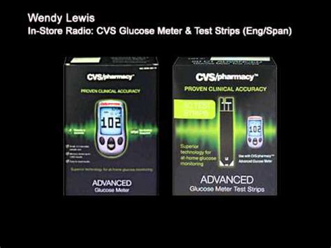 Wendy Lewis Cvs Brand Glucose Meter Test Strips Youtube