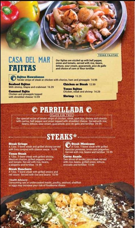 Casa Del Mar menu in Urbana, Illinois, USA