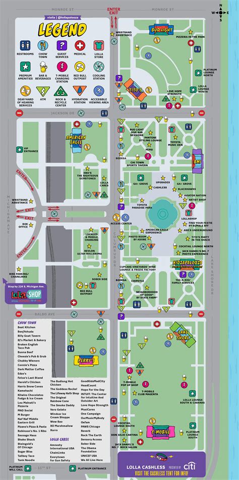 Lollapalooza 2019 Set Times Festival Map And More Edm Identity