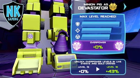 Angry Birds Transformers Devastator Event Day 1 Featuring Devastator New Character Youtube