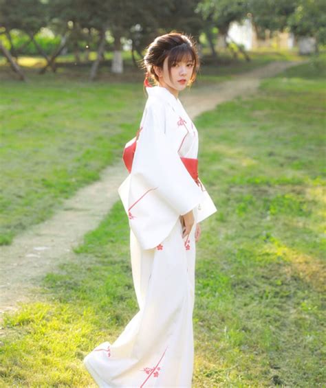 White Kimono Japanese Kimono Kimono Dress Bow Kimono Robe Etsy