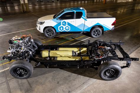 Prototype Hydrogen Toyota Hilux Pick Up Revealed Automotive Blog