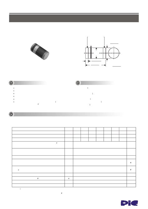 SM204 datasheet(1/2 Pages) PACELEADER | SURFACE MOUNT GLASS PASSIVATED ...
