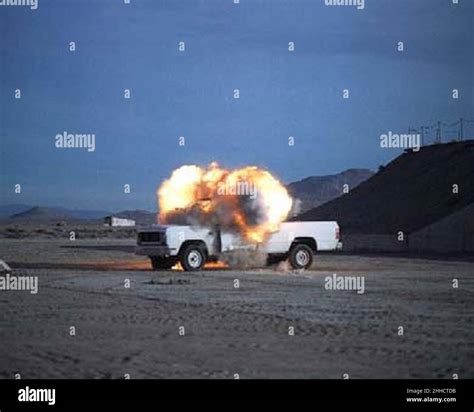 Spike missile hits truck (2 Stock Photo - Alamy