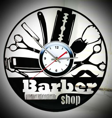 Wall Clock Barber Shop2 T Present Original Interesting Home Decor