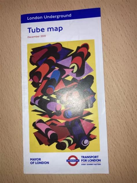 London Underground Tube Map December 2020 £240 Picclick Uk