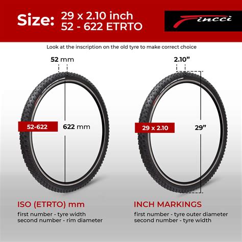 Fincci Pair X Inch Bike Tire Foldable Tires With Mm