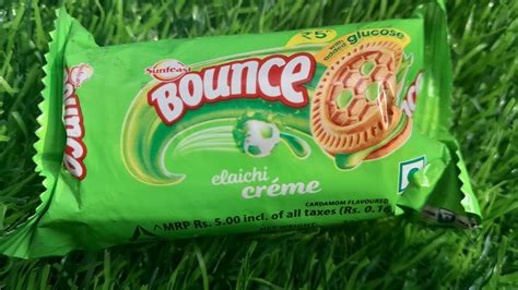 Sunfeast Bounce Elachi Creme Biscuits Youtube