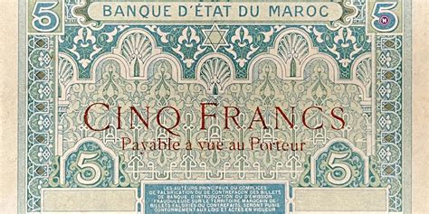 Maroc Epreuve In Dite Du Francs Type Numizon