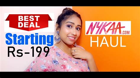 Nykaa Sale Haul Starts Rs 199 Only Nykaa Cheapest Best Deals