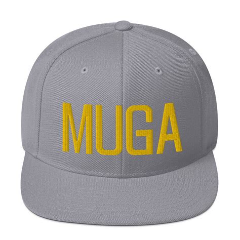 Muga Maga Embroidered Snapback Hat Ebay