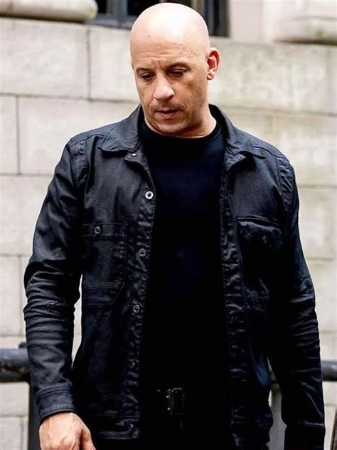 Fast and Furious 8 Vin Diesel Black Jacket - The American Jackets