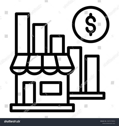 Market Slump Icon Element Design Stock Vector (Royalty Free) 2567179353