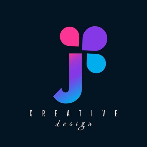 Premium Vector Letter J And Bubble Dots Logo With Black Background