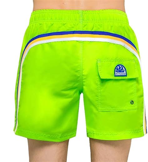 SUNDEK ELASTIC WAIST MAILLOT DE BAIN POUR HOMME VERT FLUO M504BDTA559 S