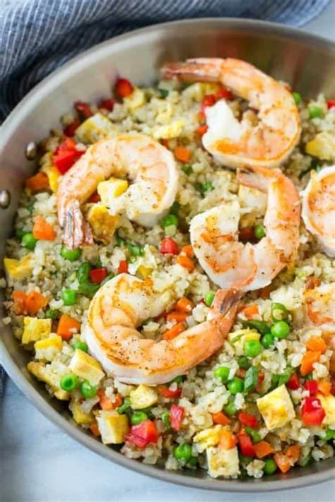 Shrimp Cauliflower Fried Rice Low Carb Fried Rice Recipe