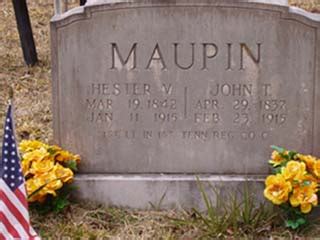 John Thomas Maupin Sr 1837 1915 Mémorial Find a Grave