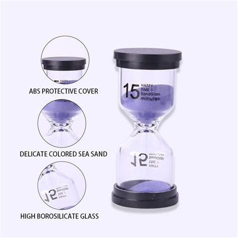 6 Colors Digital Hourglass Timer , Quicksand Hourglass Zandloper