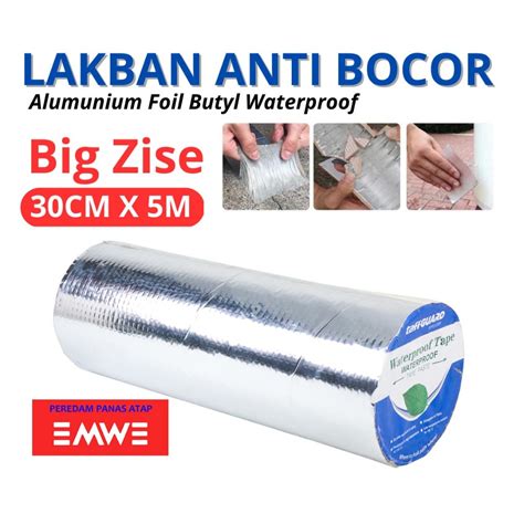 Jual 30CM 20CM TAFFGUARD LAKBAN ANTI BOCOR ALUMINIUM ALUMUNIUM