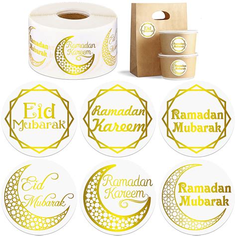 Snapklik Pieces Ramadan Stickers Eid Mubarak Stickers Ramadan