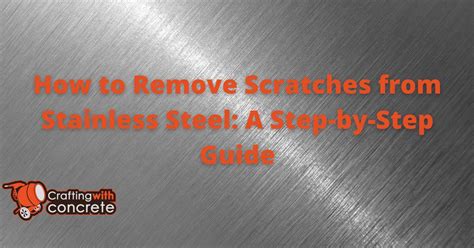how to clean scratches from stainless steel