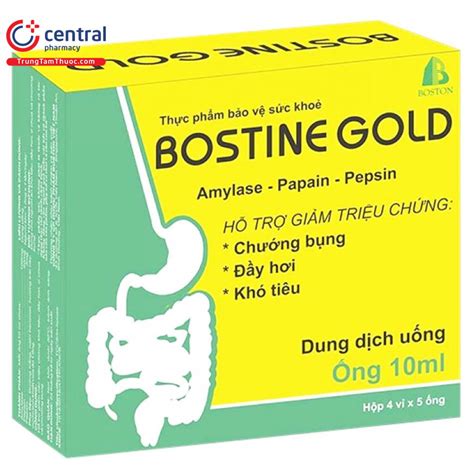 [chÍnh HÃng] Thuốc Bostine Gold Giảm Chướng Bụng đầy Hơi