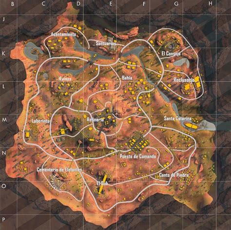 Conoce El Mapa De Kalahari Free Fire Liga De Cracks