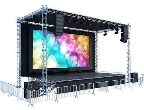 Concert Stage D Model Cgtrader