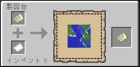 【マイクラ】探検家の地図の入手方法と使い道を紹介。構造物（バイオーム）の場所を教えてくれる便利な地図。 まいくらにっき