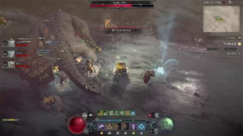 《暗黑破壞神4》diablo4 德魯伊之路 T4 惡夢地城 朋友帶升 Youtube