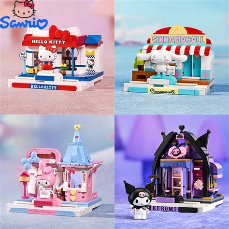 Cocok Dengan Lego Sanrio Asli Kuromi Cinnamoroll Mymelody Model Hello