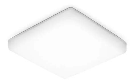 Lámpara plafón cuadrado led de techo Taschibra Frameless color blanco