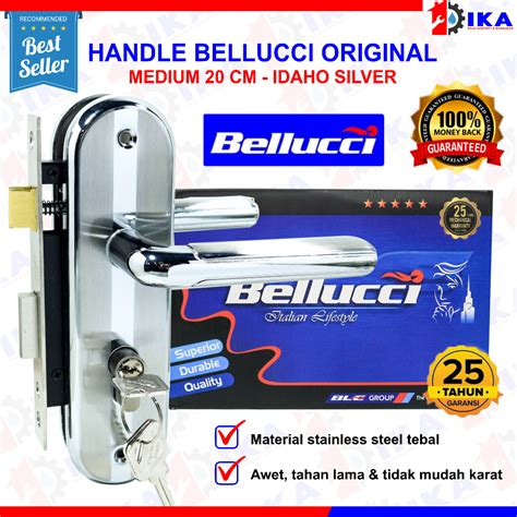 jual slot kunci handle handel bellucci idaho silver hendel pintu set