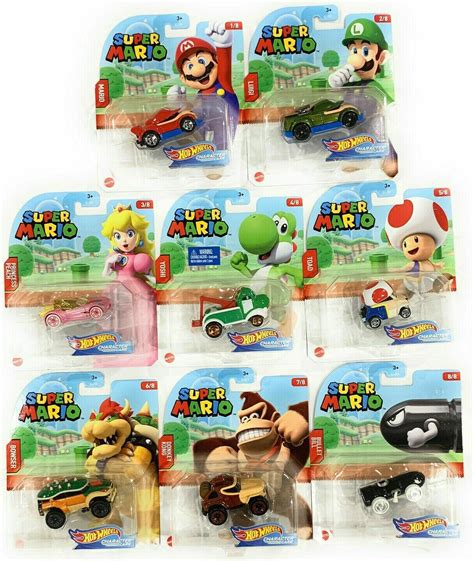 Hot Wheels Super Mario Gaming Character Cars Ebay