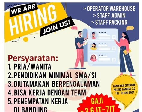 Lowongan Kerja PT Bumi Persada Falah Bandung Mei 2021 Info Loker