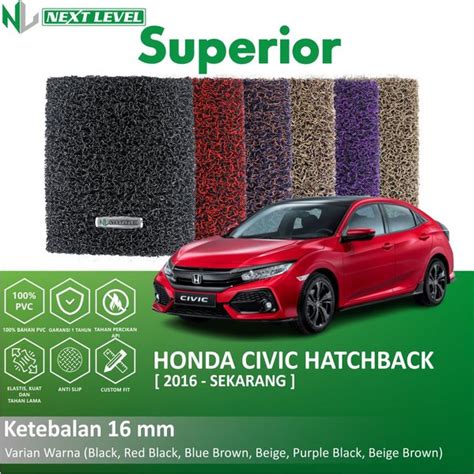 Jual Karpet Mobil Premium Next Level Honda Civic Hatchback Gen