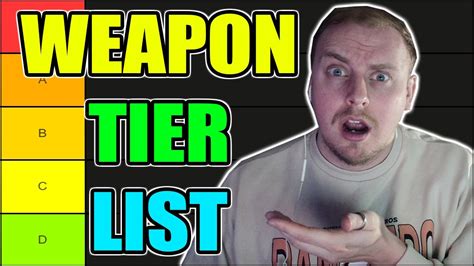 Best Weapon Tier List For Season 20 Youtube