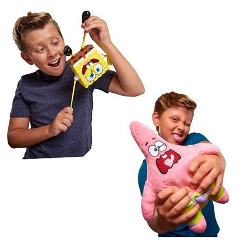 Bob Esponja Super Elástico Pelúcia Patrick Mattel Brinquedo para