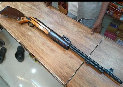 Brown Gd Bouble Barrel Air Rifle At ₹ 8999 In New Delhi Id 24879973688