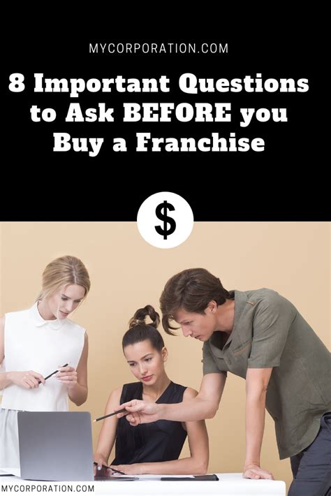 Important Questions To Ask Before You Buy A Franchise Franchising Franchise Business