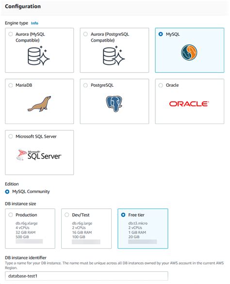 Creating And Connecting To A Mysql Db Instance Amazon Relational