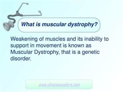 Ppt Muscular Dystrophy Treatment In India Powerpoint Presentation