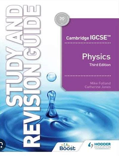 Cambridge Igcse And O Level Physics Study And Revision Guide Book